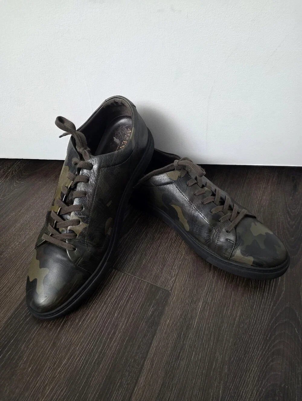 Allen Edmonds Canal Court Camo Leather Sneakers 11.5 D